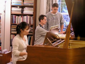 2009-10-22 performance class Bach Concerto in D