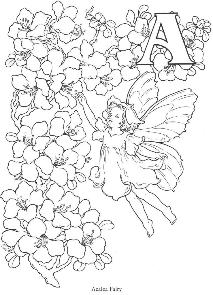 Azalea Fairy coloring picture